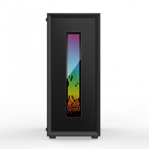 Vỏ Case VITRA CERES V308 Black (ATX, 3 Fan ARGB, Màu Đen)