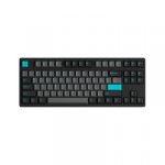 Bàn phím cơ AKKO 3087 Plus Black & Cyan (Akko CS Wine Red switch)