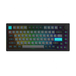 Bàn phím cơ AKKO 5075B Plus Black & Cyan (Multi-Modes, Akko CS Wine Red switch)