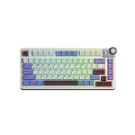 Bàn phím cơ Aula 3-Mode AU75 Tím + Be + Đỏ (Star Vector switch)