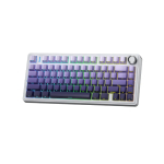 Bàn phím cơ Aula 3-Mode F75 / F75 PRO Trắng + Tím Gradient (Star Vector switch)