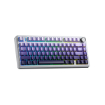 Bàn phím cơ Aula 3-Mode F75 / F75 PRO Trắng + Tím Gradient (Star Vector switch)