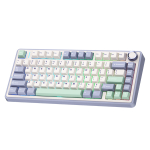 Bàn phím cơ Aula 3-Mode F75 Ice Green Tím Nhạt + Be + Xanh Lá (Reaper switch)