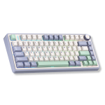 Bàn phím cơ Aula 3-Mode F75 Ice Green Tím Nhạt + Be + Xanh Lá (Reaper switch)