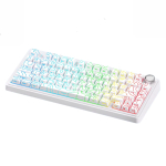 Bàn phím cơ Aula 3-Mode F75 White Contour Seiya (Star Vector switch)