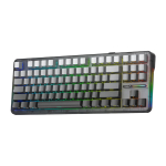 Bàn phím cơ Aula 3-Mode F87 PRO Black Gradient (Grey Wood V4 switch)