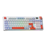 Bàn phím cơ Aula 3-Mode S98 PRO Xanh Dương + Trắng + Cam (Nimbus V3 switch)