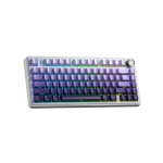 Bàn phím cơ Aula F75 / F75 PRO Trắng + Tím Gradient Seiya (Star Vector switch)