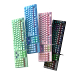 Bàn phím cơ Aula S2022 Black (Blue switch, LED Rainbows)