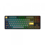 Bàn phím cơ DareU EK87 Pro Triple Mode Black Golden (Cloud switch)