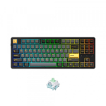 Bàn phím cơ DareU EK87 Pro Triple Mode Black Golden (Cloud switch)