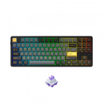 Bàn phím cơ DareU EK87 Pro Triple Mode Black Golden (Cloud switch)