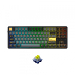 Bàn phím cơ DareU EK87 Pro Triple Mode Black Golden (Cloud switch)