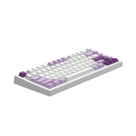 Bàn phím cơ FL-Esports GP75CPM White Body Taro Purple (Red switch, Kailh Box)
