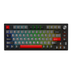 Bàn phím cơ không dây DareU EK75 Pro AL Black Red (Cloud switch)