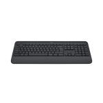 Bàn phím không dây Logitech K650 Signature (Bluetooth/Wireless, Đen/Xám)