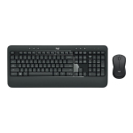 Bộ bàn phím chuột không dây Logitech Advanced MK540 (Đen)