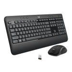 Bộ bàn phím chuột không dây Logitech Advanced MK540 (Đen)