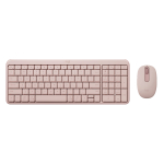 Bộ bàn phím chuột không dây Logitech MK250 (Bluetooth, Hồng)