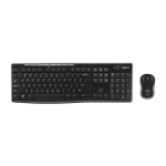 Bộ bàn phím chuột không dây Logitech MK270/MK270R (Đen)