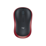 Chuột không dây Logitech M185 Black Red Trim