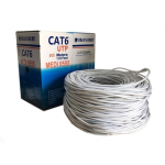 Dây mạng Nasun Cat6 UTP MEDI-0555 (CCA, Trắng, 305m/Cuộn)