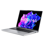 Laptop Acer Swift Go AI 14 SFG14-73-71ZX (Ultra 7 155H, 16GB RAM, 512GB SSD, 14 inch 2.8K IPS 120Hz, Silver, NX.KSLSV.002)