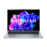 Laptop Acer Swift Go AI 14 SFG14‑73‑53X7 (Ultra 5 125H, 16GB RAM, 512GB SSD, 14 inch 2.8K IPS 120Hz, Silver, NX.KSLSV.001)