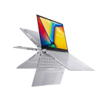 Laptop Asus Vivobook S14 Flip (Core i5 13420H, 16GB RAM, 512GB SSD, 14 inch WUXGA Touch, Silver, TP3402VA‑LZ632W)