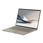 Laptop Asus Zenbook A14 (Ultra 7 255H, 16GB RAM, 512GB SSD, 14 inch 3K Touch 120Hz, White, UX3407QA‑QD299WS)
