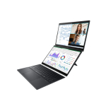 Laptop Asus Zenbook Duo (Ultra 9 285H, 32GB RAM, 1TB SSD, dual 14 inch 3K OLED Touch 120Hz, Gray, UX8406CA‑PZ109WS)
