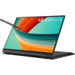 Laptop LG Gram 360 (Core i5 1340P, 16GB RAM, 512GB SSD, 14.0 inch WUXGA cảm ứng, Bút, Đen, 14T90R-G.AH55A5)