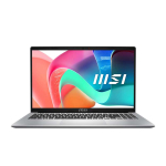 Laptop MSI Modern 15 (Core i5 1335U, 16GB RAM, 512GB SSD, Intel Iris Xe Graphics, 15.6 inch FHD IPS, Silver, F13MG‑082VN)