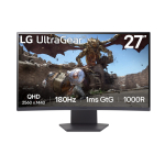 Màn hình cong gaming LG UltraGear 27GS60QC-B (27 inch, QHD 2560x1440, 1ms, 180Hz, 300cd/m², VA)