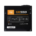 Nguồn PC Aigo GB550 (550W, 80 Plus Bronze, Non-Modular, ATX, Đen)