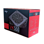 Nguồn PC Aigo VK550 (550W, Non-Modular, ATX, Đen)
