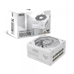 Nguồn PC ASUS TUF Gaming 1000G White (1000W, 80 Plus Gold, Full-Modular, ATX, Trắng)