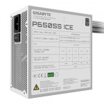 Nguồn PC Gigabyte P650SS ICE (650W, 80 Plus Silver, Non‑Modular, ATX, Trắng)