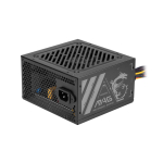 Nguồn PC MSI MAG A500N-H (500W, Standard, Non‑Modular, ATX, Đen)