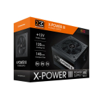 Nguồn PC Xigmatek X‑Power III 500 (500W, Standard, Non‑Modular, ATX, Đen)