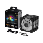 Quạt case ASUS TUF Gaming TR120 (Đen, ARGB, 3in1)