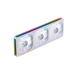 Quạt case JONSBO ZA-360WR (Trắng, LED ARGB, Fan ngược)
