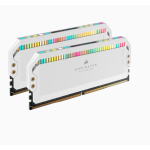 Ram PC Corsair Dominator Platinum White 32GB (DDR5, 5600MHz, 2x16GB, RGB, CMT32GX5M2B5600C36W)