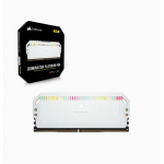 Ram PC Corsair Dominator Platinum White 32GB (DDR5, 5600MHz, 2x16GB, RGB, CMT32GX5M2B5600C36W)