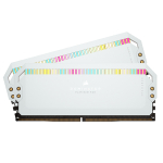 Ram PC Corsair Dominator Platinum White 64GB (DDR5, 5200MHz, 2x32GB, RGB, CMT64GX5M2B5200C40W)