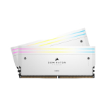 Ram PC Corsair Dominator Titanium White 64GB (DDR5, 6600MHz, 2x32GB, RGB, CMP64GX5M2X6600C32W)