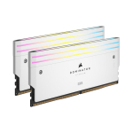 Ram PC Corsair Dominator Titanium White 64GB (DDR5, 6600MHz, 2x32GB, RGB, CMP64GX5M2X6600C32W)
