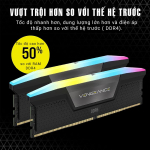 Ram PC Corsair Vengeance 64GB (DDR5, 6000MHz, 2x32GB, RGB, CMH64GX5M2B6000C38)