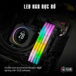 Ram PC Corsair Vengeance 64GB (DDR5, 6000MHz, 2x32GB, RGB, CMH64GX5M2B6000C38)