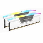 Ram PC Corsair Vengeance RS White 32GB (DDR5, 5200MHz, 2x16GB, RGB, CMH32GX5M2B5200C40W)